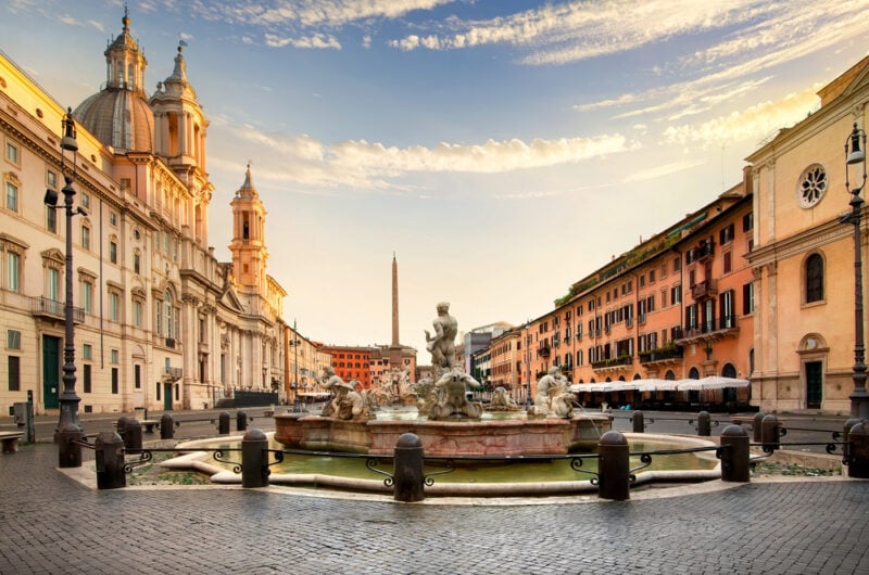 sunset walking tour of rome