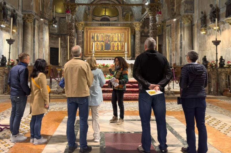 St. Mark's Basilica at night exclusive access Venice tour