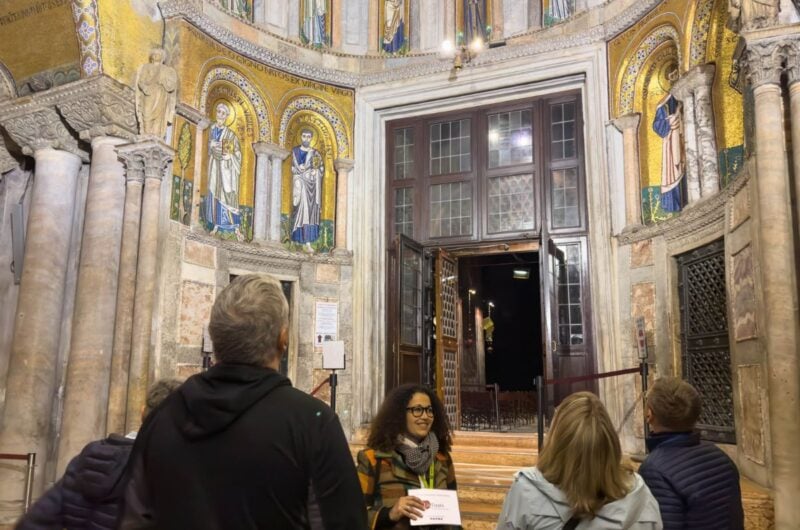 St. Mark's Basilica at night exclusive access Venice tour