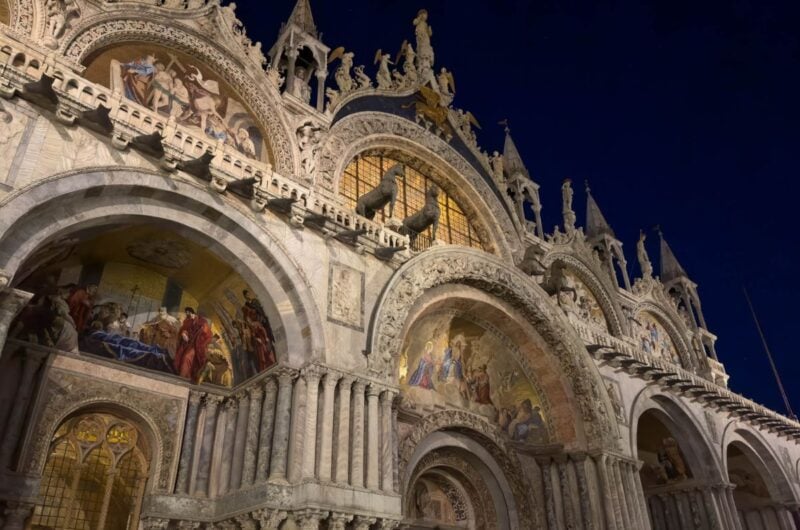 St. Mark's Basilica at night exclusive access Venice tour