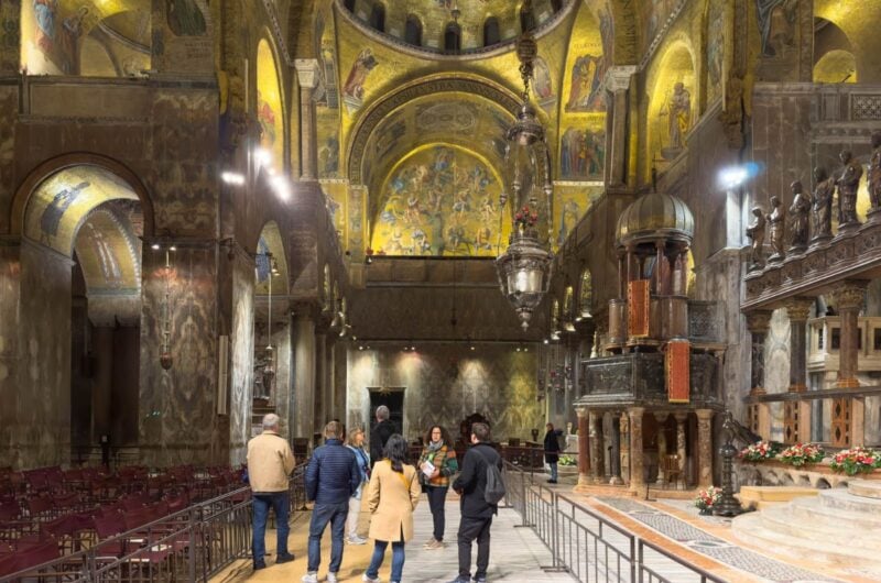 St. Mark's Basilica at night exclusive access Venice tour