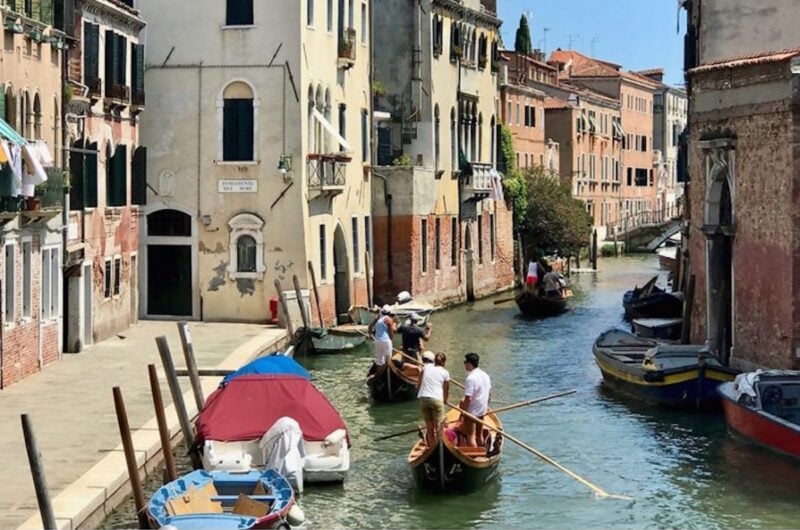 rowing in venice