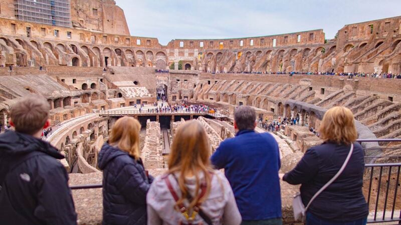 1st tier colosseum guided tour LivTours