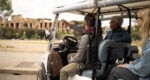 group on golf cart