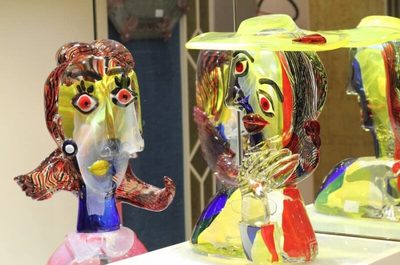 modern blown glass art from Venice Italy