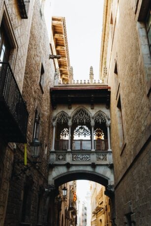 The El Pont del Bisbe Puente: Bishops Bridge in Barcelona is not to be missed! picture by Brandon Gurnney on unsplash