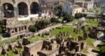 roman forum on a summer day