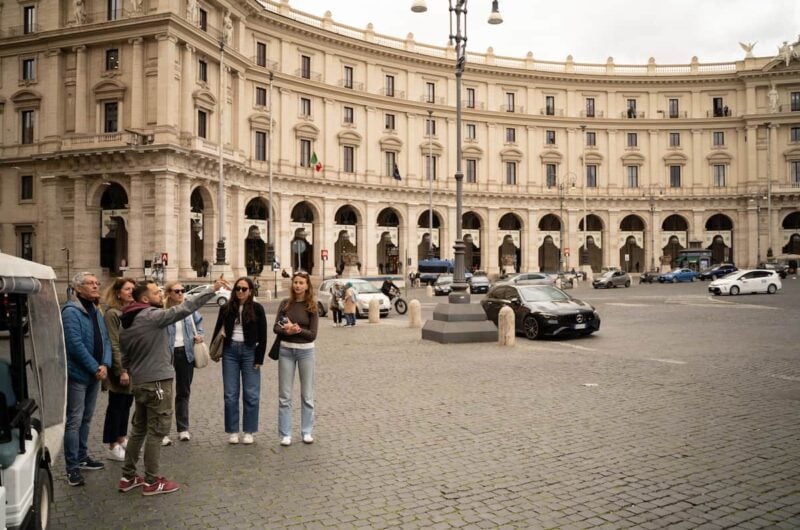 Rome golf cart tour