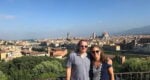 sunny day in florence view point