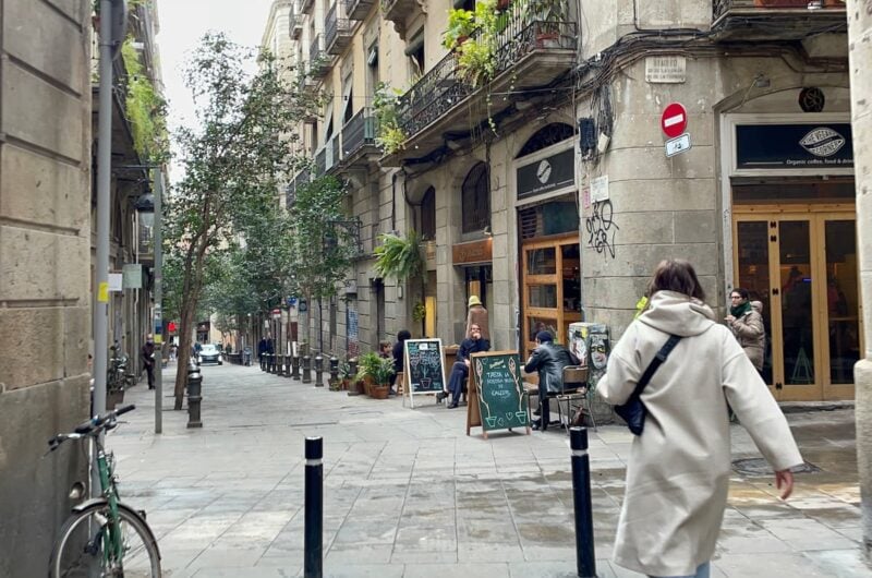 in the city