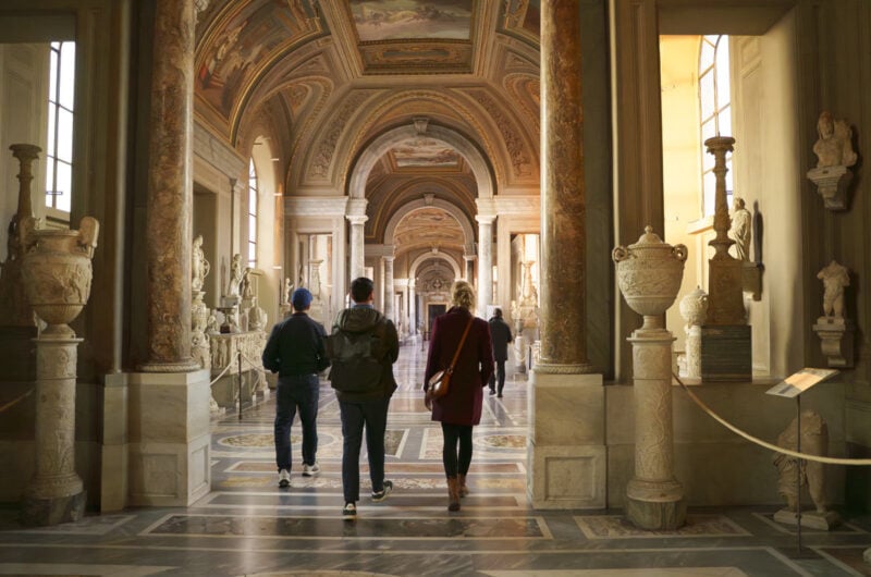 Early morning Vatican tour, following the Key Master as he opens for the day