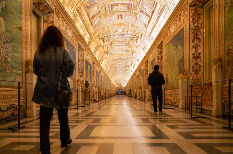Early morning Vatican tour, following the Key Master as he opens for the day
