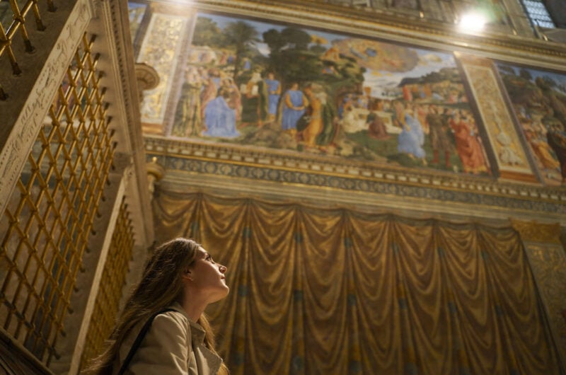 Early morning Vatican tour, following the Key Master as he opens for the day
