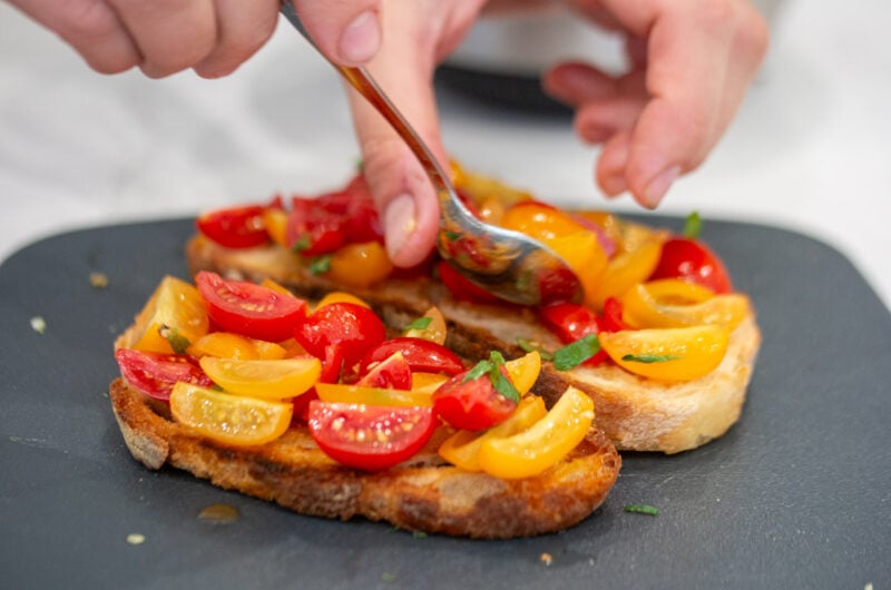 cooking school - pasta class - bruschetta