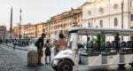 Golf Cart, Family Tour, Kids Material, Liv, Pin, Booklet, Piazza Navona