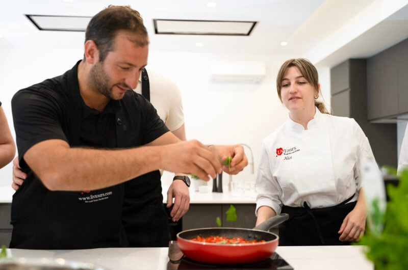 cooking school, gnocchi making, chef