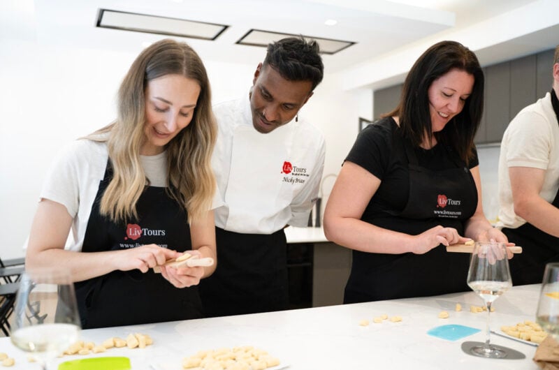 cooking school, gnocchi making, chef