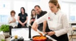 cooking school, gnocchi making, chef