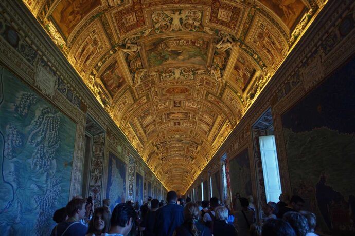 hallway in the vatican