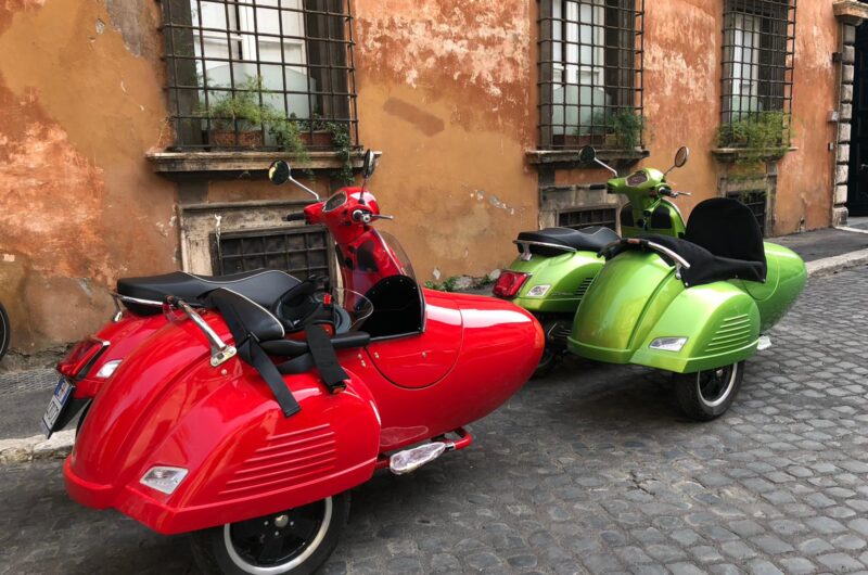 vespa sidecar tour rome