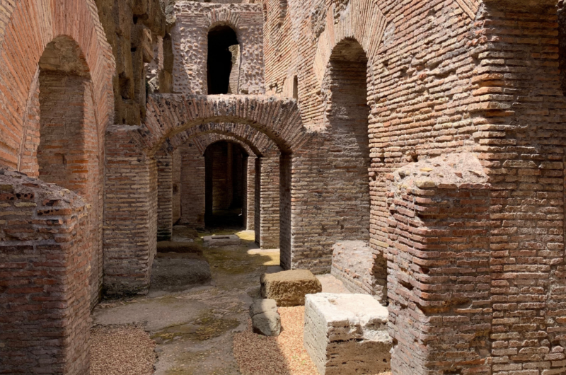 Ruins under the Colosseum