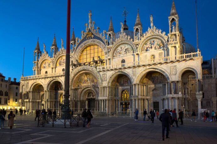 St. Mark's Basilica at night exclusive access Venice tour