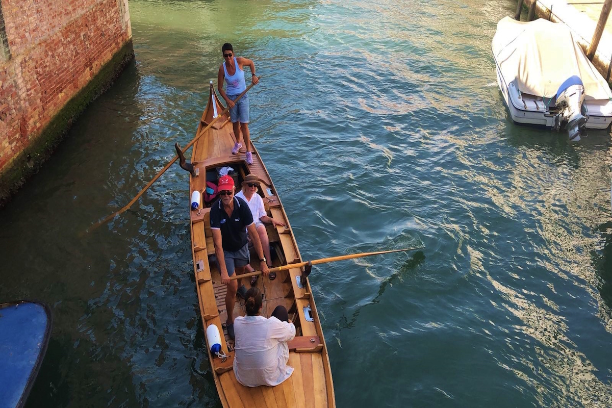 rowing in venice
