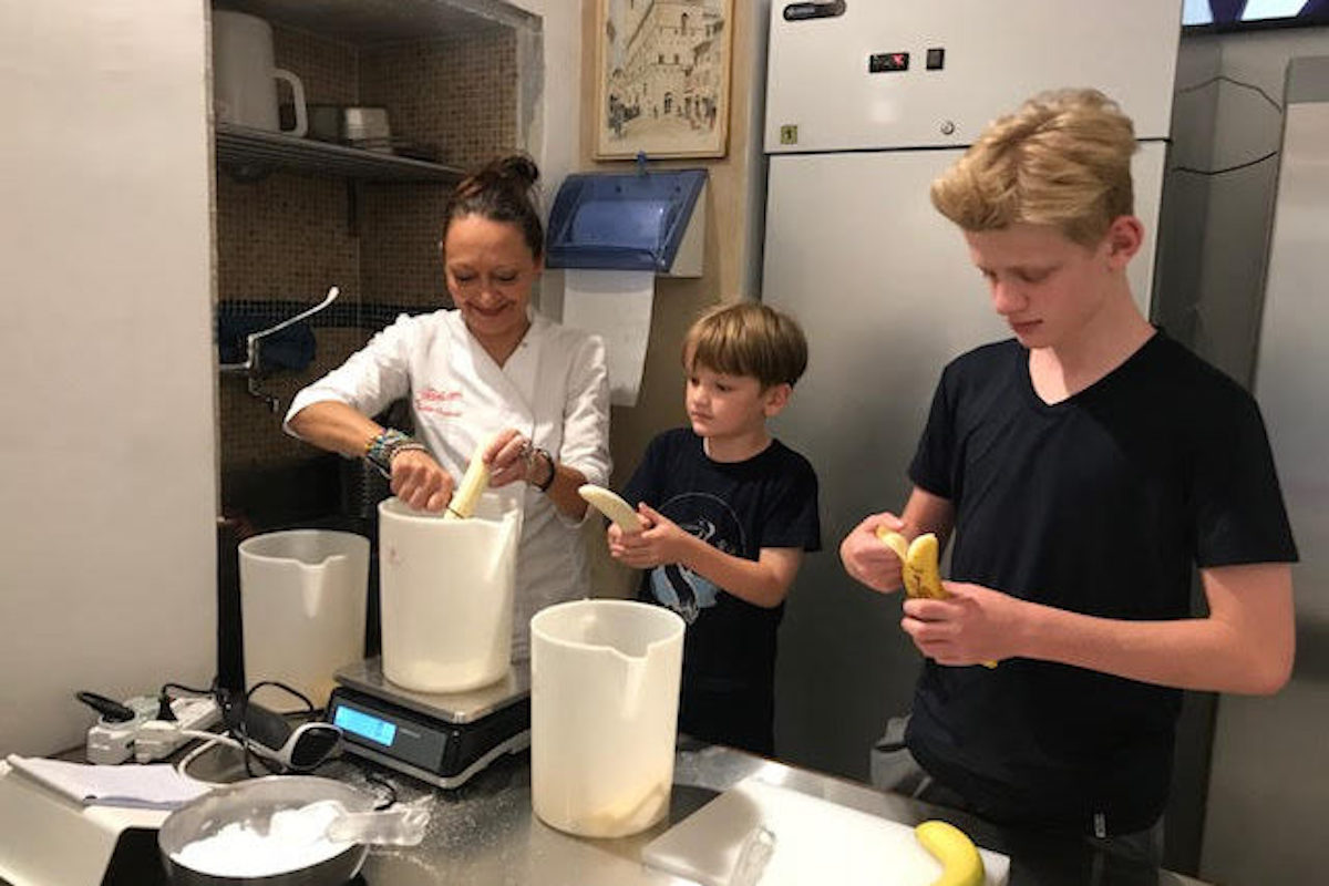 gelato making class in florence