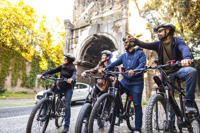 bike tour in Rome