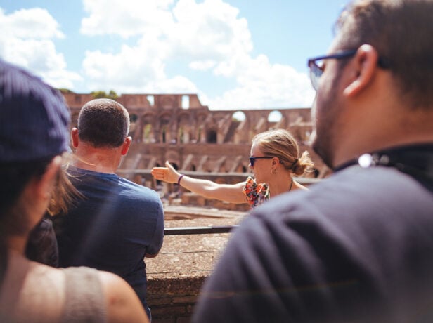 1st tier colosseum guided tour LivTours