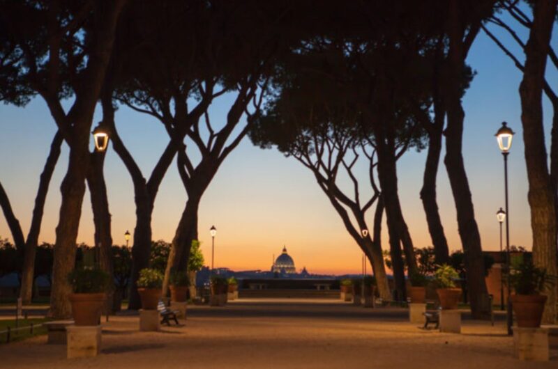 evening golf cart tour rome with drinks semi private LivTours