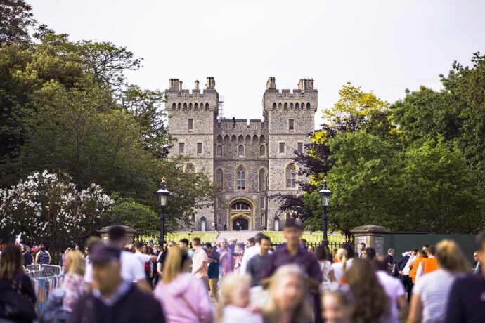 Windsor Castle from London