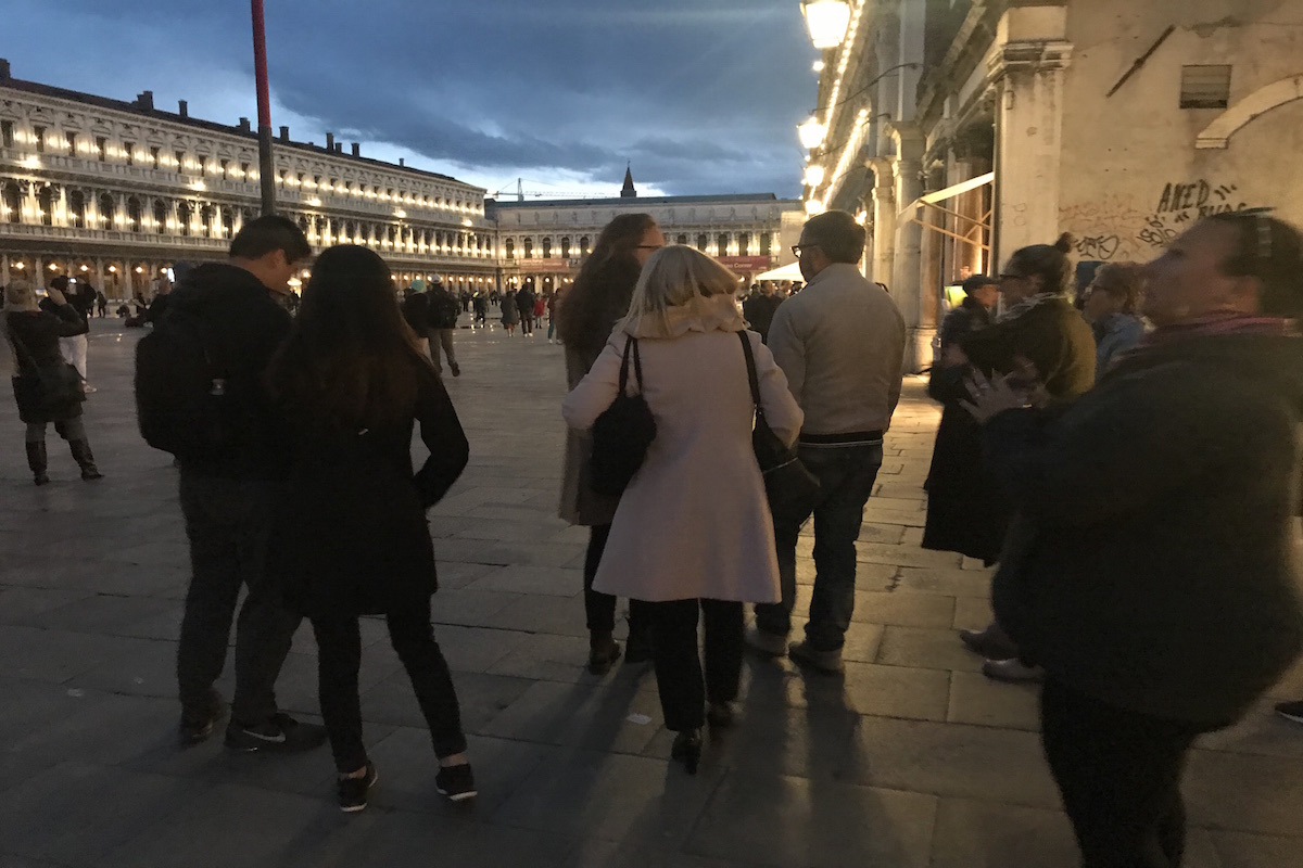 private st mark's basilica tour at night
