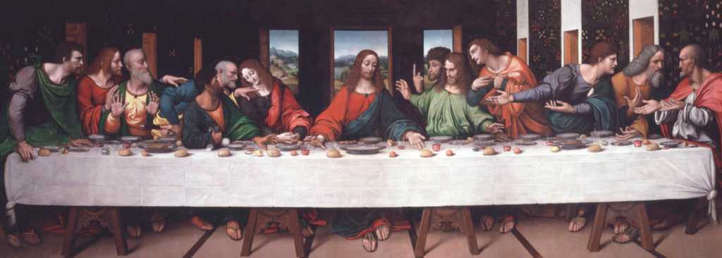 Painting of The Last Supper by Giampietrino