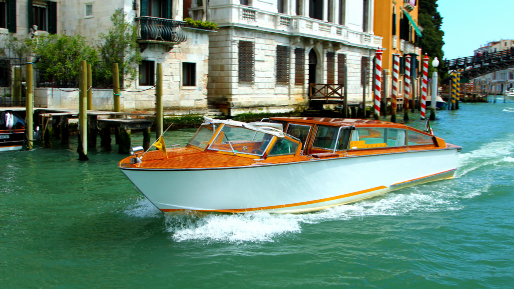 water taxi in Venice