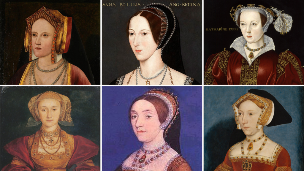 portraits of the six wives of Henry VIII