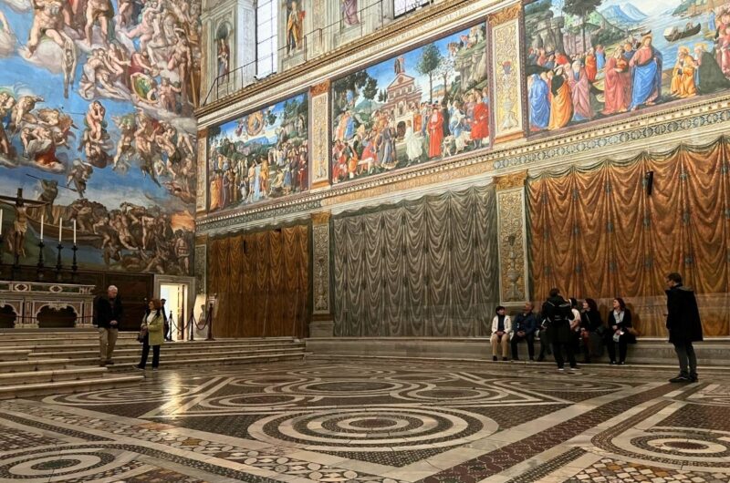 Being alone in the Sistine Chapel is a once in a lifetime opportunity.