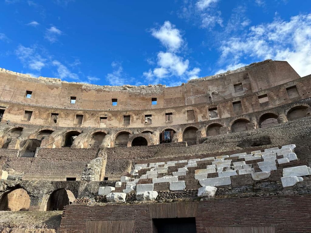 the colosseum opens at 830 am and is relatively free of crowds at that time of day 