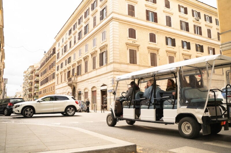 Rome golf cart tour