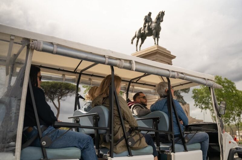 Rome golf cart tour