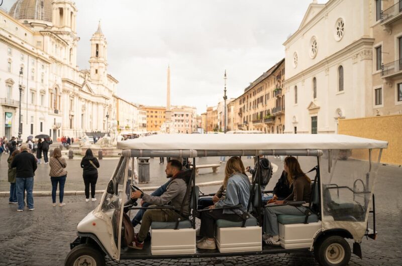Piazza Novana Rome golf cart tour