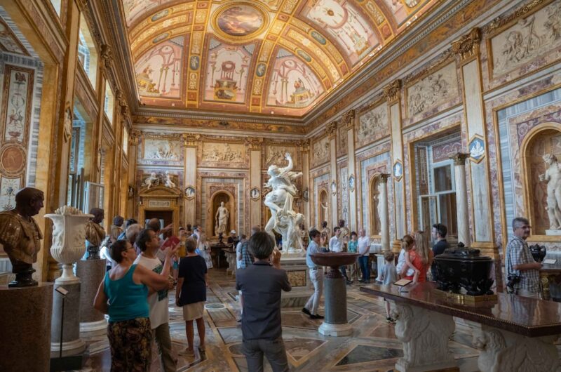 Inside the borghese gallery