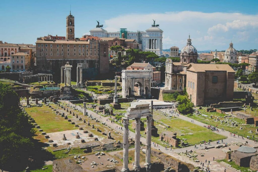 The SUPER Sites of Rome include Roman Forum