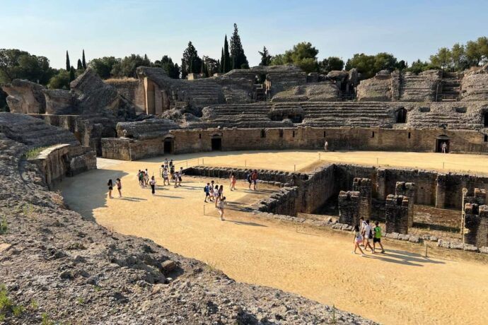 Italica outside of Seville - ancient Roman city