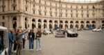guided private golf cart tour rome with family