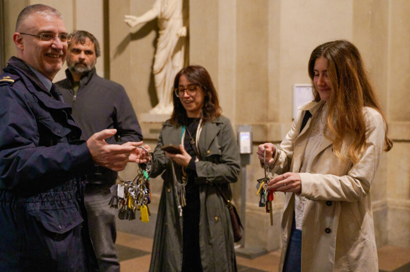 Early morning Private Vatican tour, following the Key Master as he opens for the day