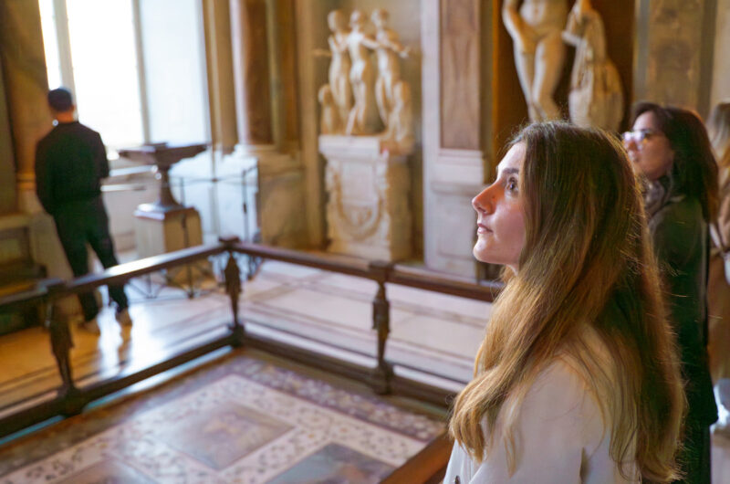 Early morning Private Vatican tour, following the Key Master as he opens for the day
