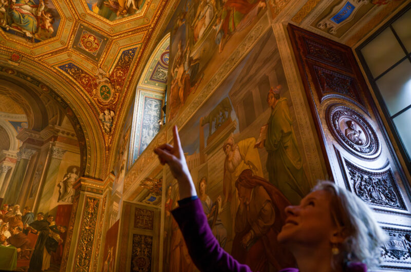 Early morning Private Vatican tour, following the Key Master as he opens for the day