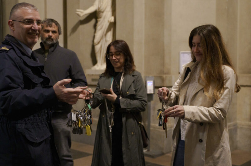 Early morning Vatican tour, following the Key Master as he opens for the day