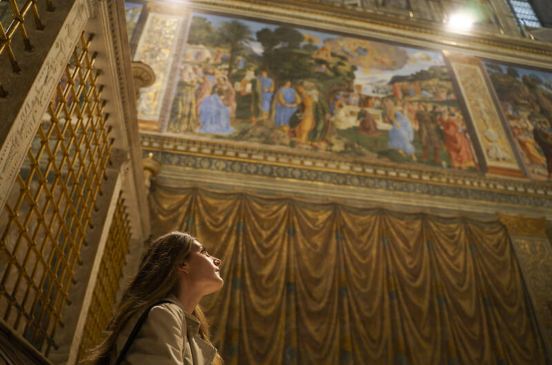 Early morning Vatican tour, following the Key Master as he opens for the day